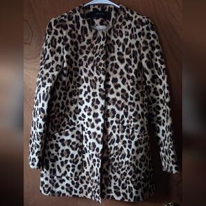 Leopard Print Women's Coat